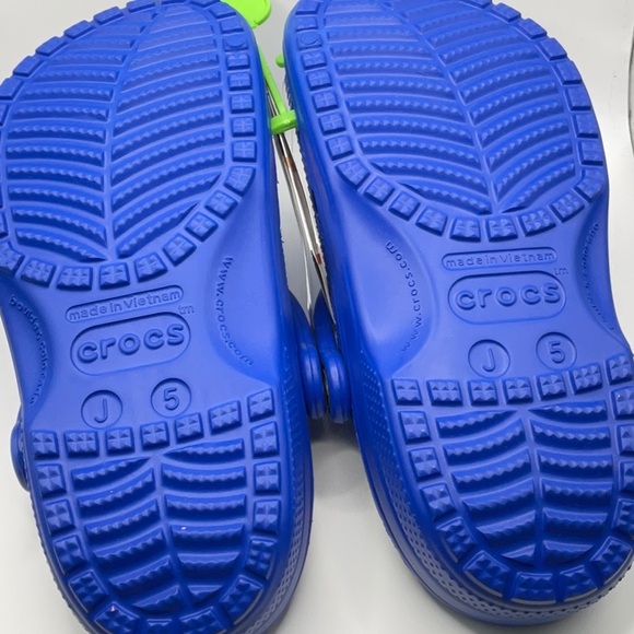 Crocs Classic Clog K, Blue Junior Size 5 - Picture 6 of 7